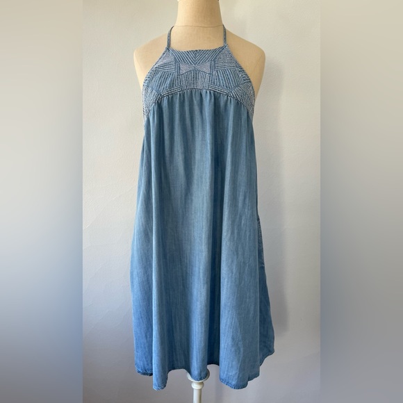 Anthropologie Cloth & Stone chambray dress - Picture 2 of 8